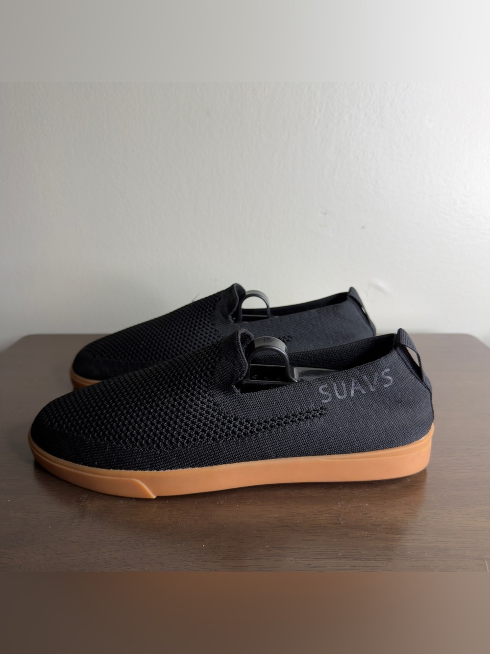 Suavs The Barton Black Slip On Shoes Sz 7.5 Womens